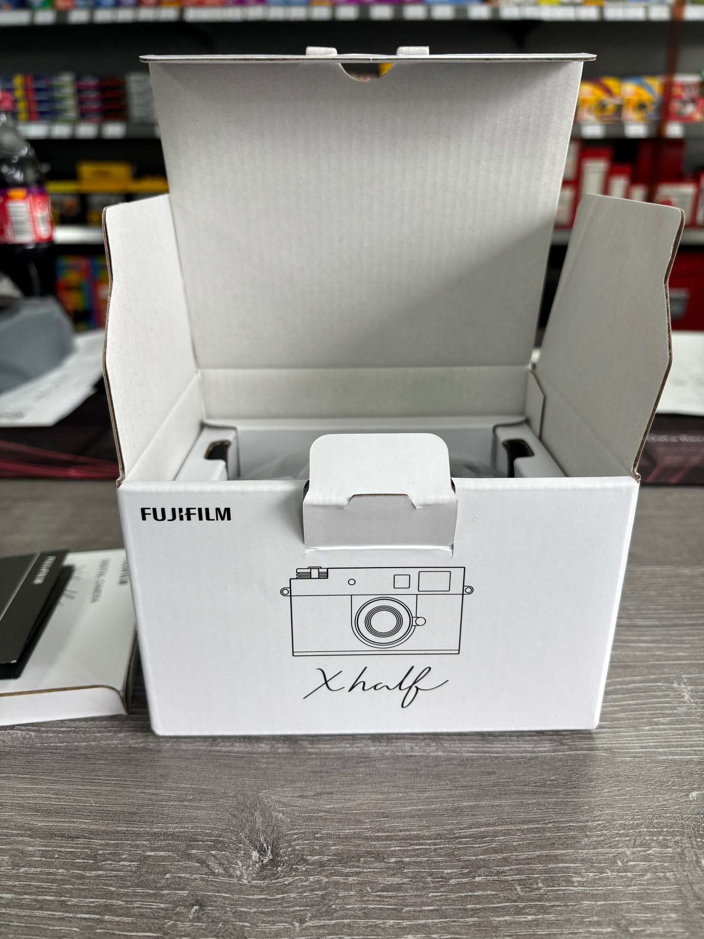 Fujifilm X-Half - Silver Argent - Almost New with Lexar 64GB SD Card