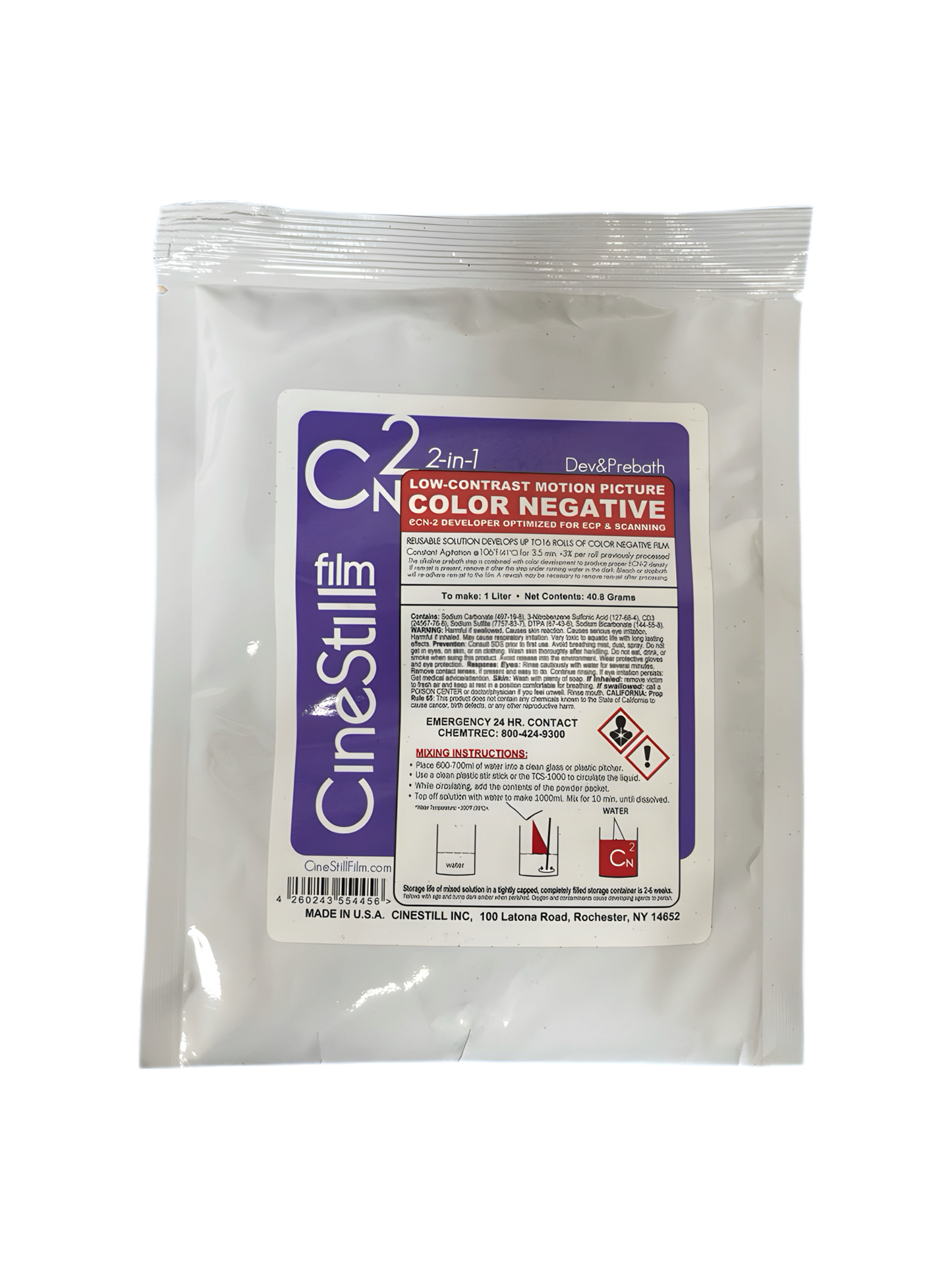 Cinestill CN2 Colour Negative ECN-2 Developer