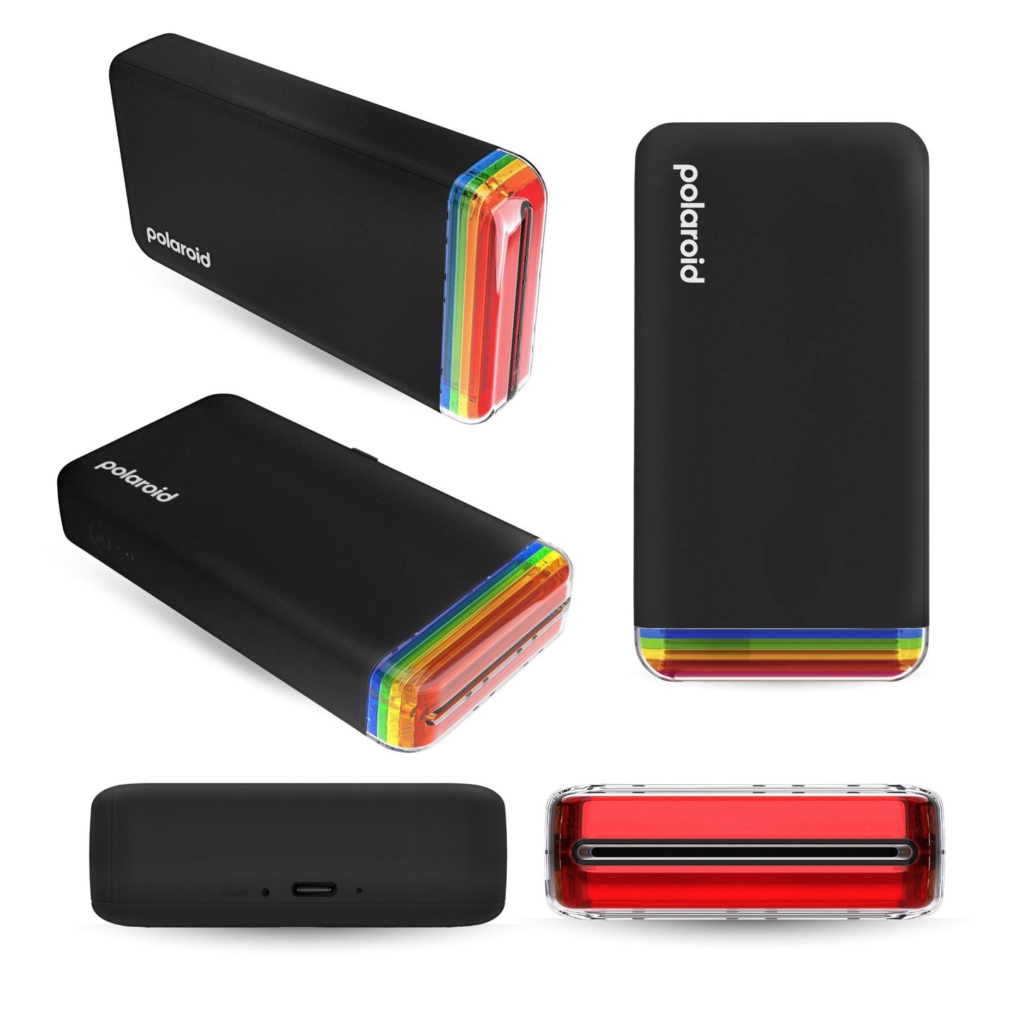 Polaroid Hi-Print Gen 2 Black Instant Photo Printer Bundle – 60 Sheets + Cloth