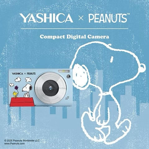 Yashica X Peanuts Digital Camera - Sky Blue