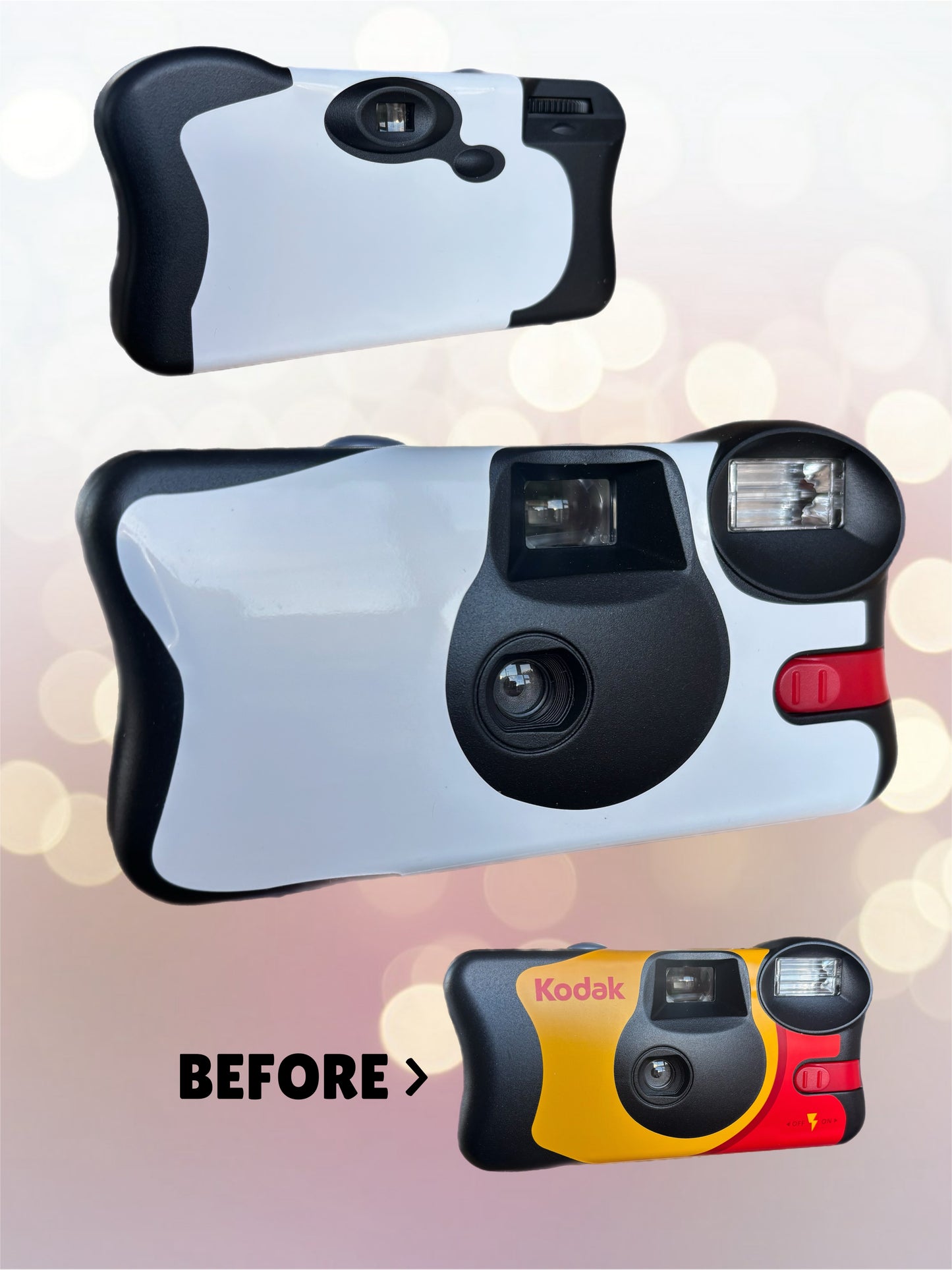 Kodak Label Replacement - Glossy White (Kodak Funflash 27/39 Exp only)