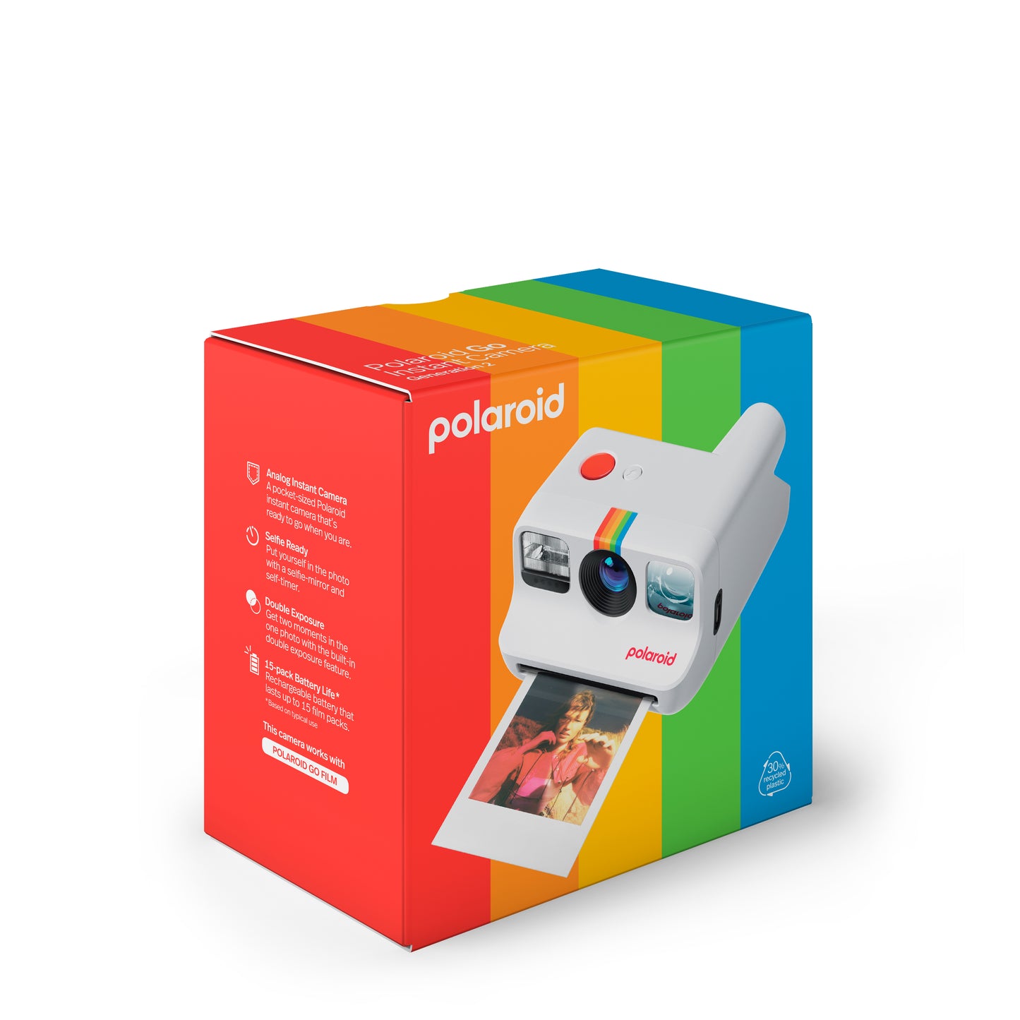 Polaroid Go Gen 2 Instant Cameras - White - With 16 Shot Film