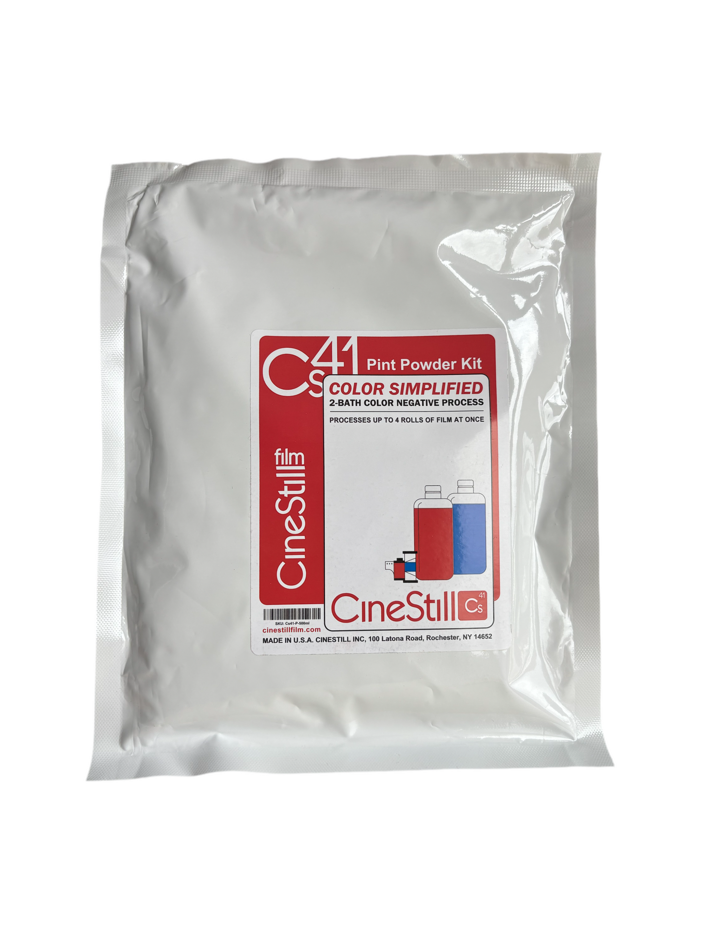 Cinestill C-41 Colour Simplified Developing Kit - 500ml 12 Rolls
