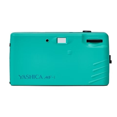 Yashica MF-1 35mm Film Camera - Turquoise - Loaded With 400 ISO Film 24 Exposure