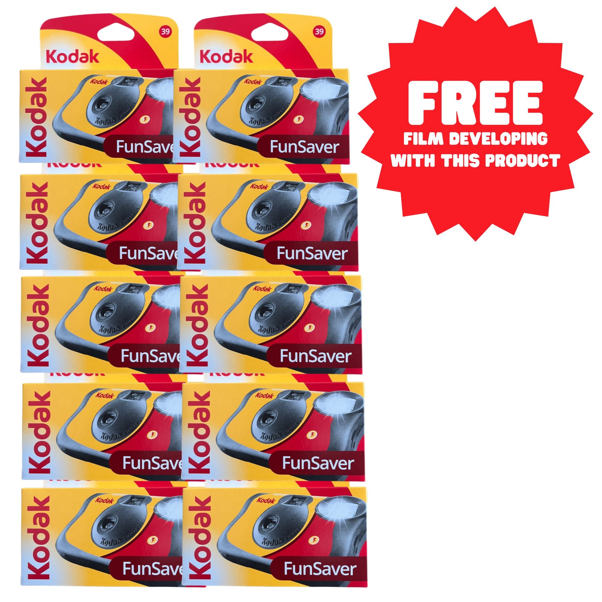 Kodak FUNFLASH/39 Appareil photo jetable avec flash 27 12 poses - Notre-Siècle Kodak FUNFLASH/39 Appareil photo jetable avec flash 27 12 poses - Notre-Siècle