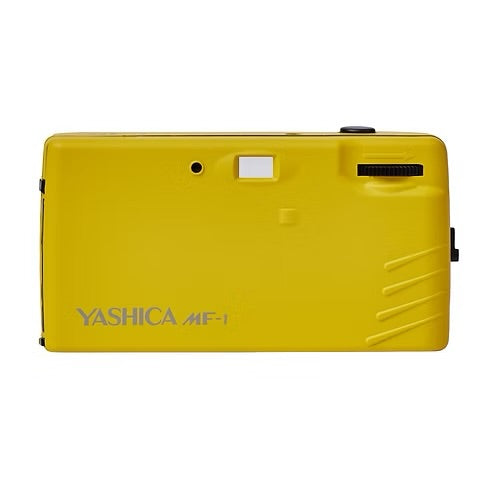 Yashica MF-1 35mm Film Camera - Yellow - Loaded With 400 ISO Film 24 Exposure