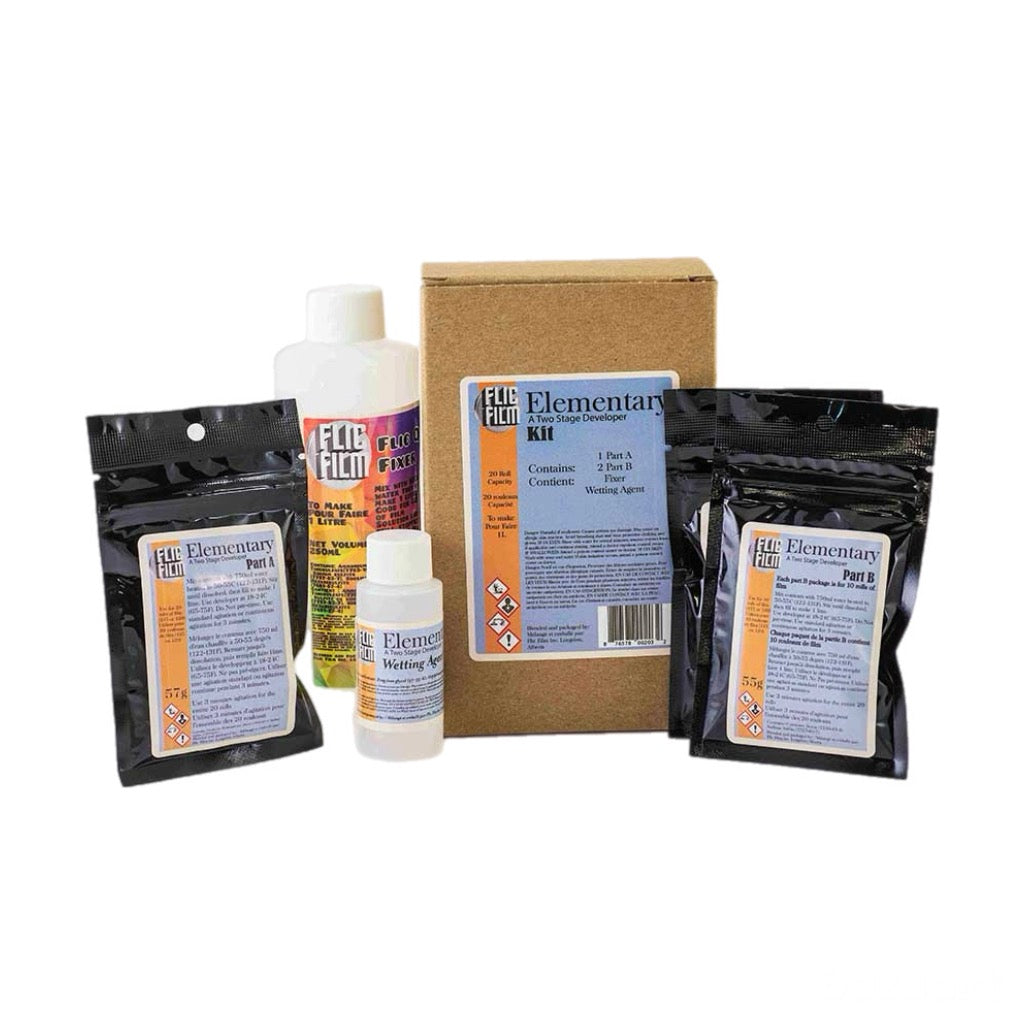 Flic Film Elementary Black & White Developing Kit (20 Rolls)