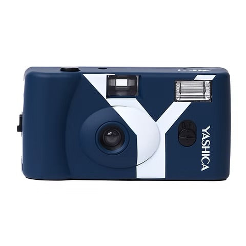 Yashica MF-1 35mm Film Camera - Prussian Blue - Loaded With 24 Exposure 400 ISO Film