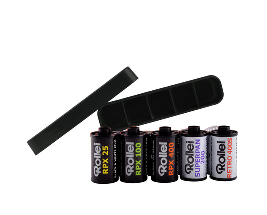 Rollei Fantastic 5 Black & White Film Bundle With Case