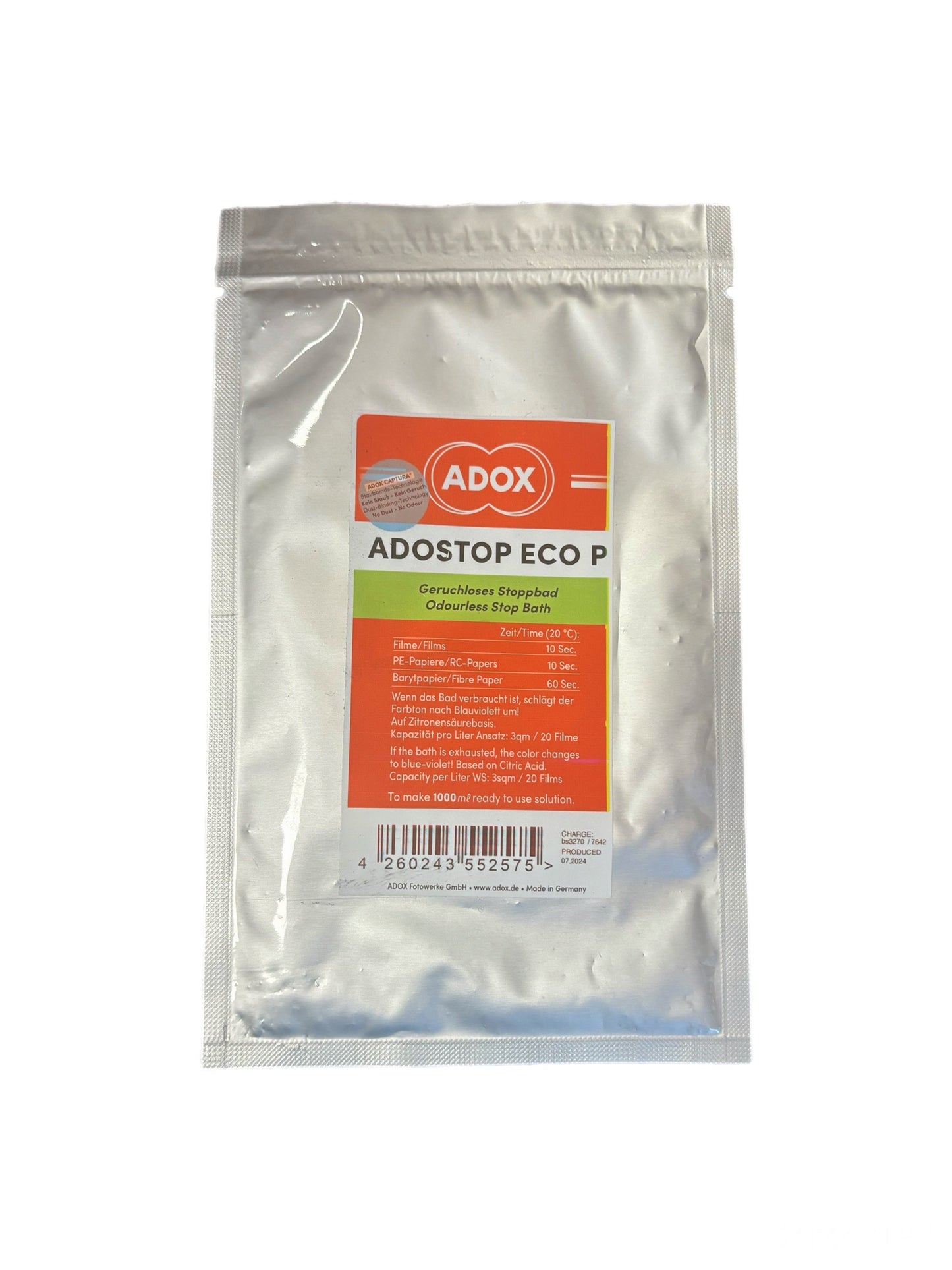 Adox Adostop Eco P Stop Bath