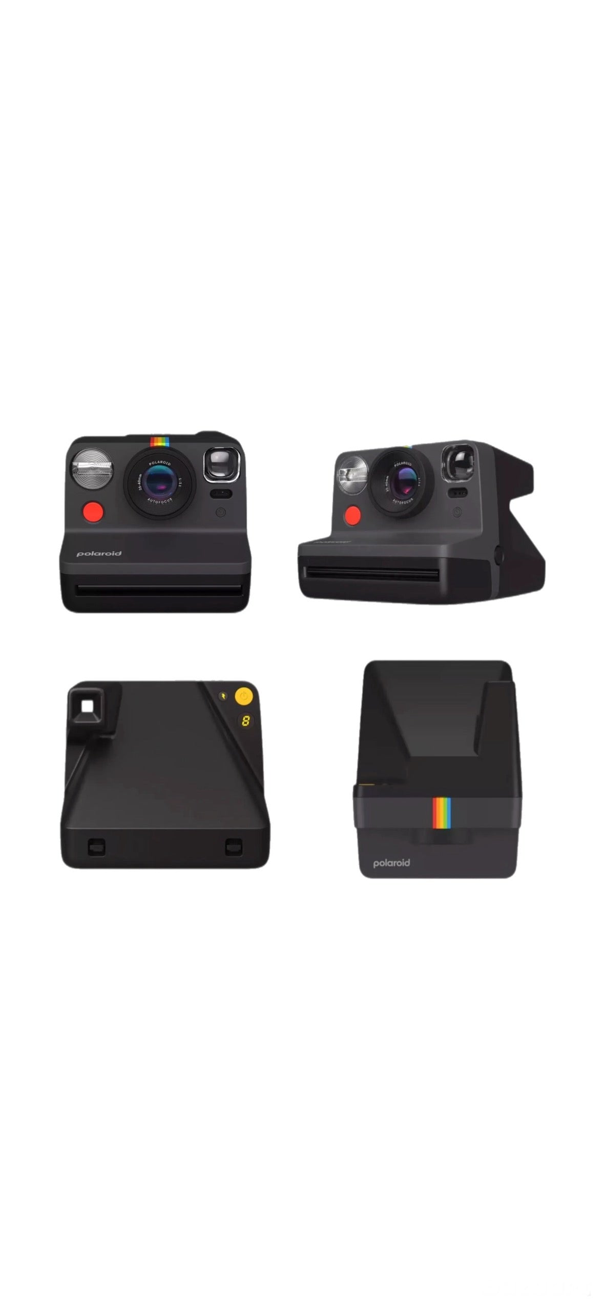 Polaroid Now Generation 2 Instant Camera - Black