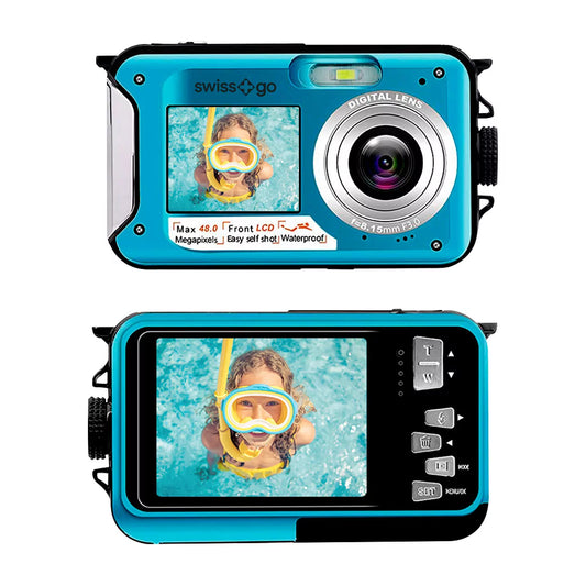 Swiss+Go AquaShot Digital Camera - Duel Screen