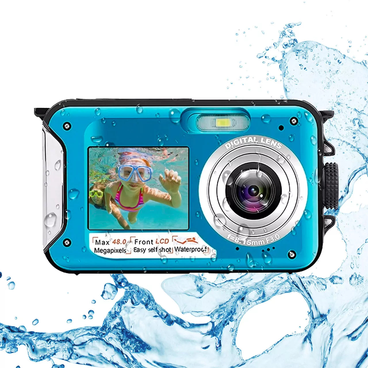 Swiss+Go AquaShot Digital Camera - Duel Screen