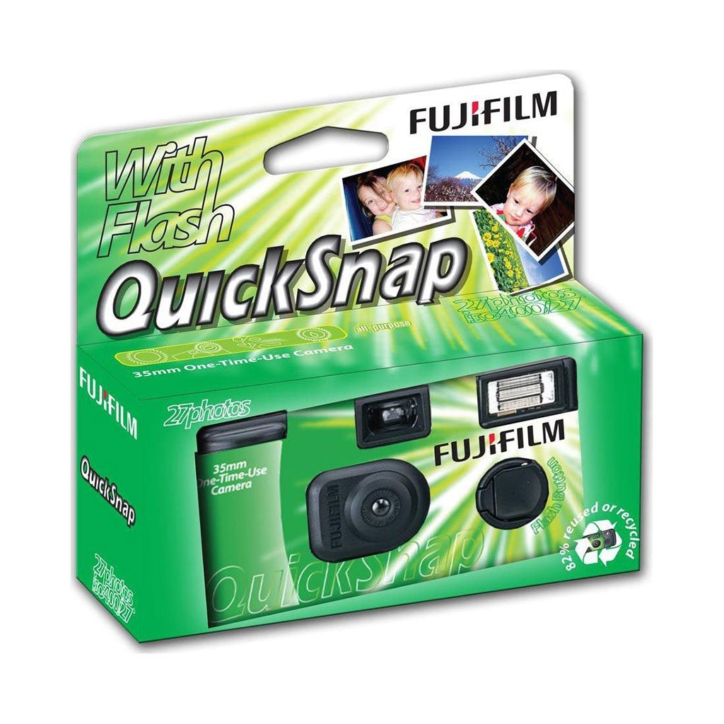 Fujifilm QuickSnap Disposable Camera 27 Exposures x 10 With Developing and Scans