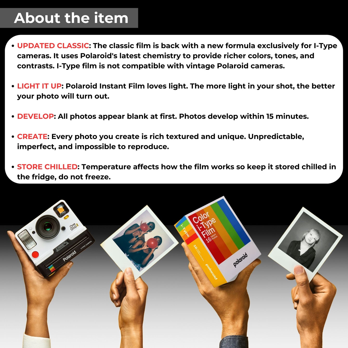 Polaroid I-Type Color Twin Pack - expiry 05/25