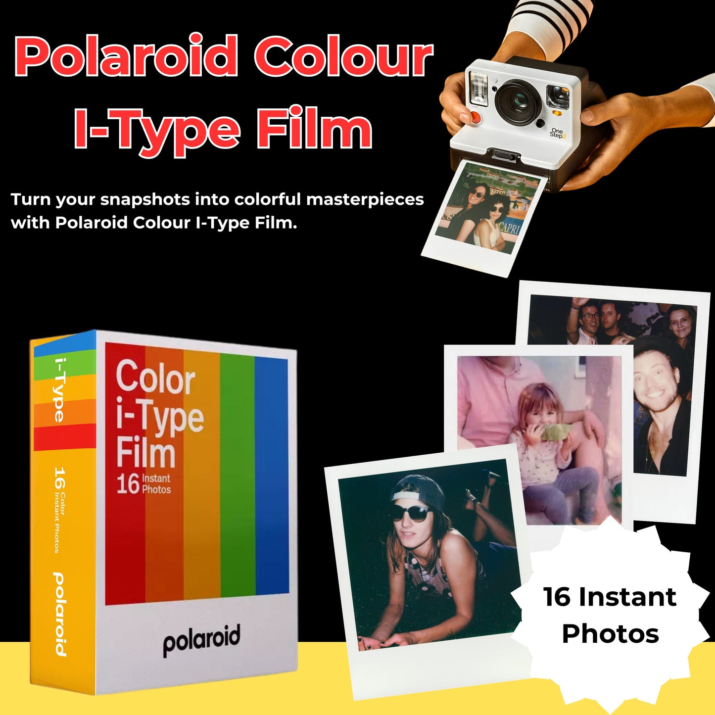 Polaroid I-Type Color Twin Pack - expiry 05/25