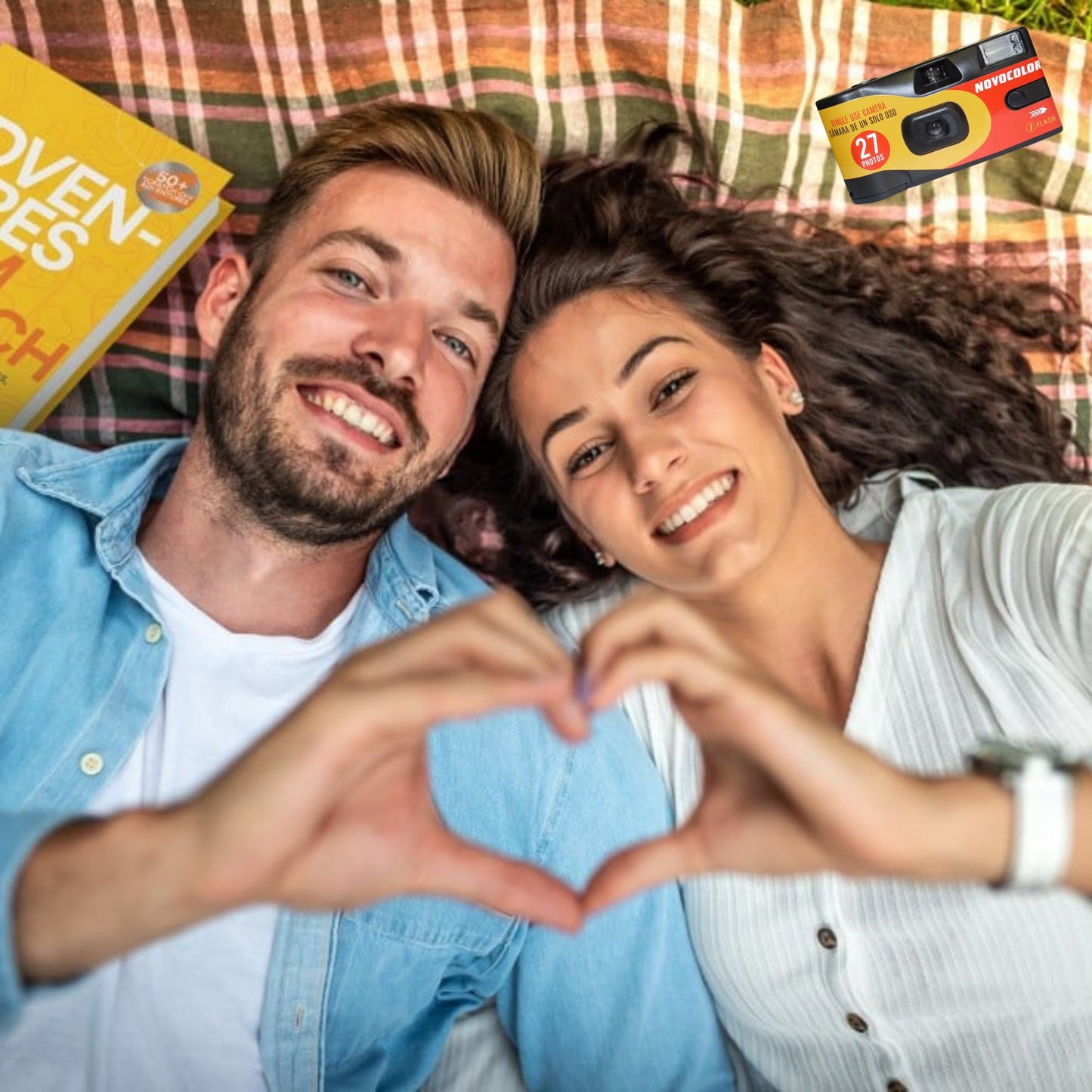 Novocolor Disposable Camera Bundle APM401010 - 10 x 27 Exposure Cameras + Free Developing