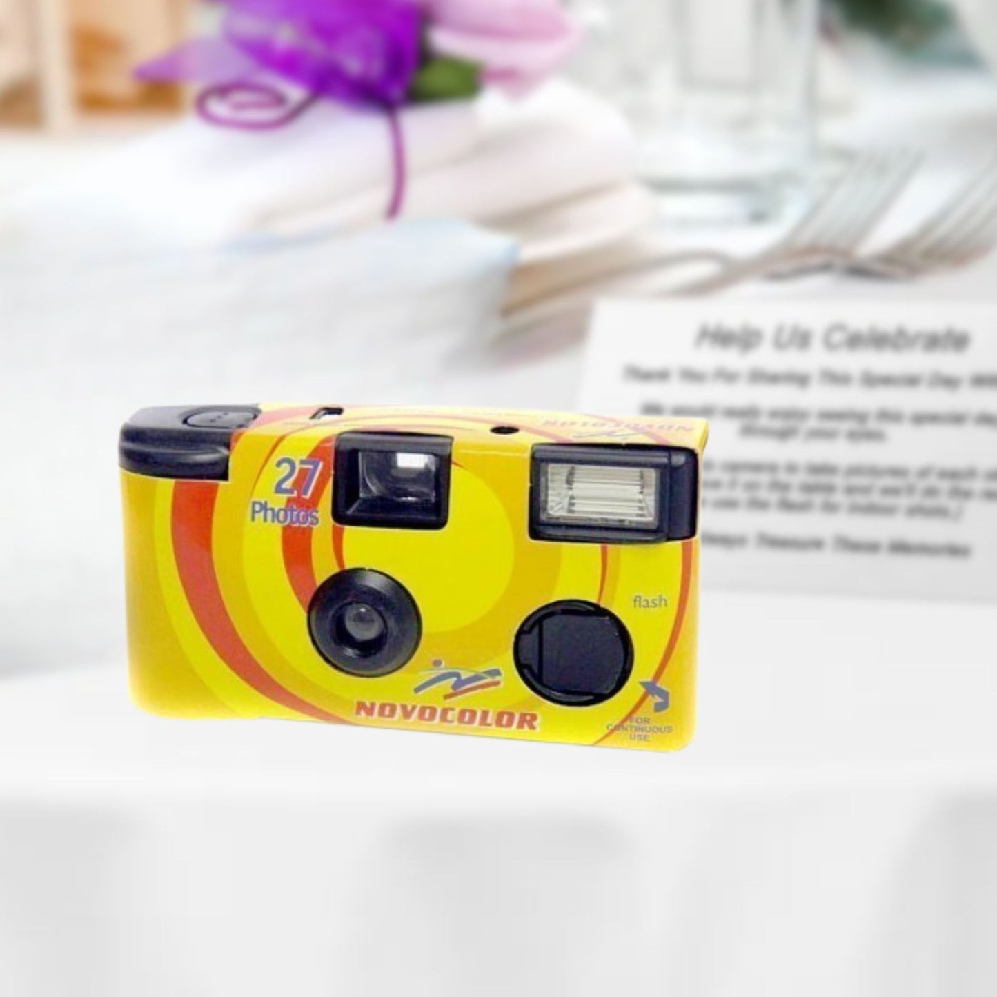 Novocolor APM401004 Disposable Camera Bundle - 10 x 27 Exposure Cameras + Free Developing & High Resolution Scans