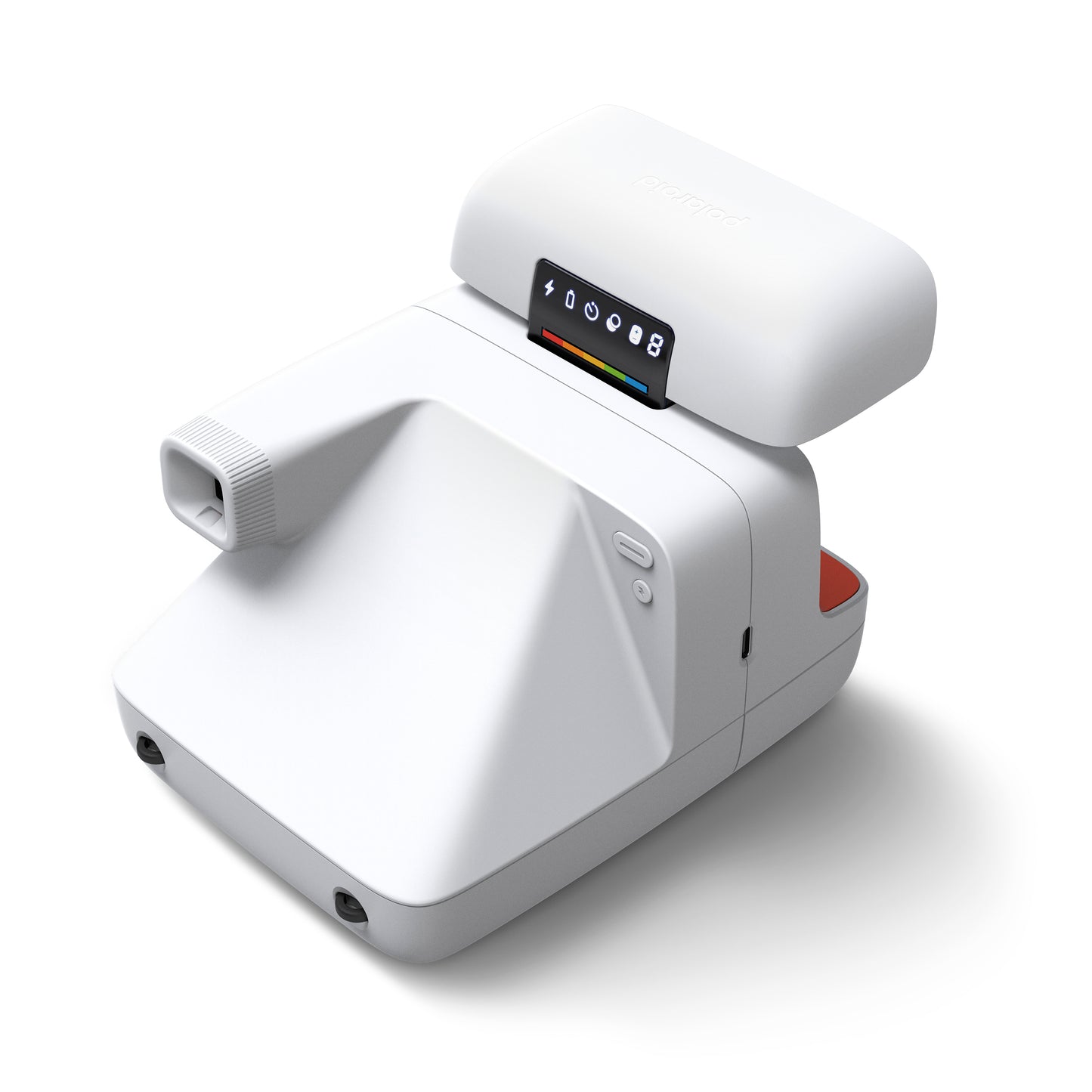 Polaroid Flip Instant Camera - White - With 8 Shot Instant Film