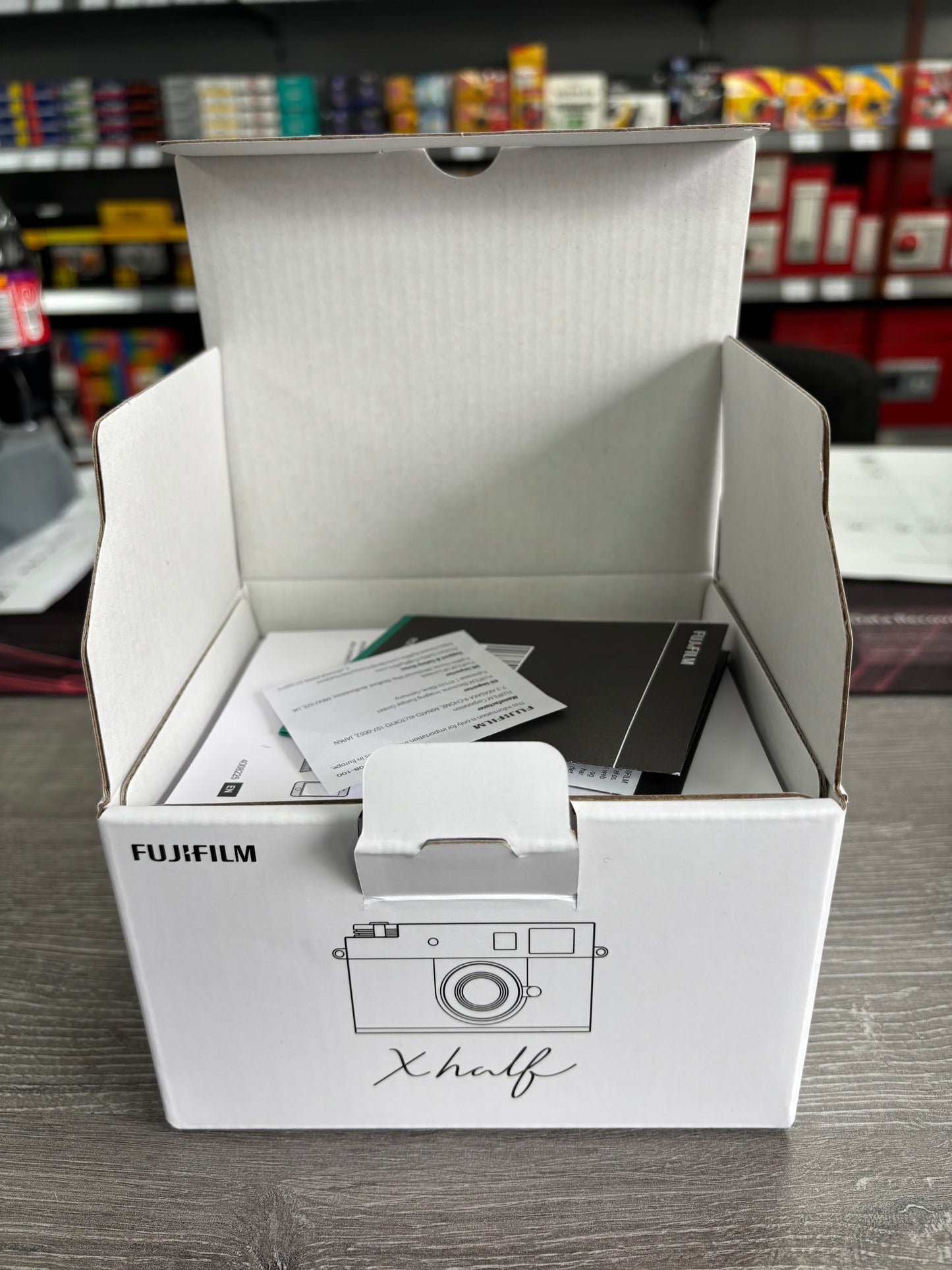 Fujifilm X-Half - Silver Argent - Almost New with Lexar 64GB SD Card
