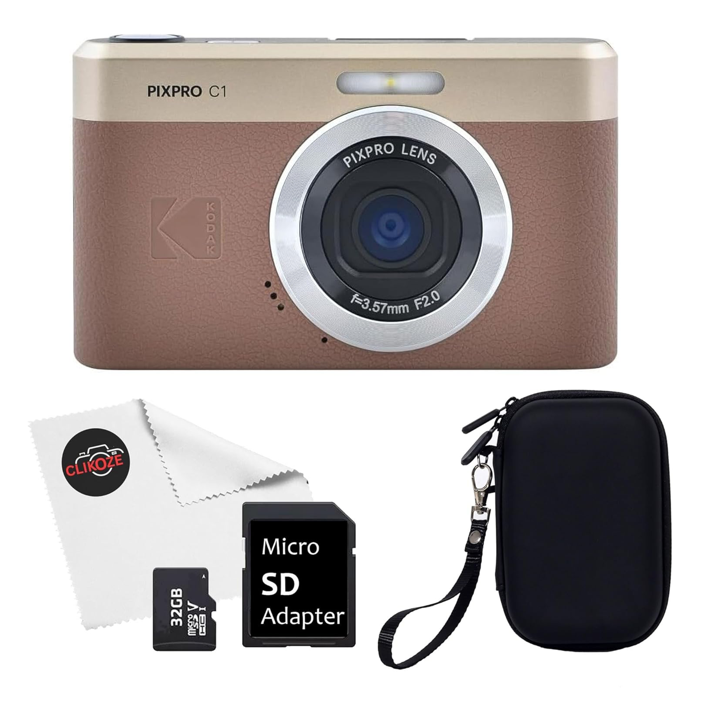 Kodak PixPro C1 Digital Camera - Black