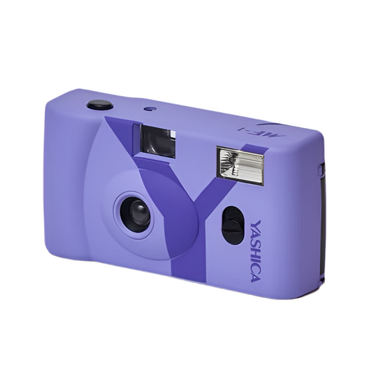 Yashica MF-1 35mm Film Camera - Lavender - Loaded With 400 ISO Film 24 Exposure