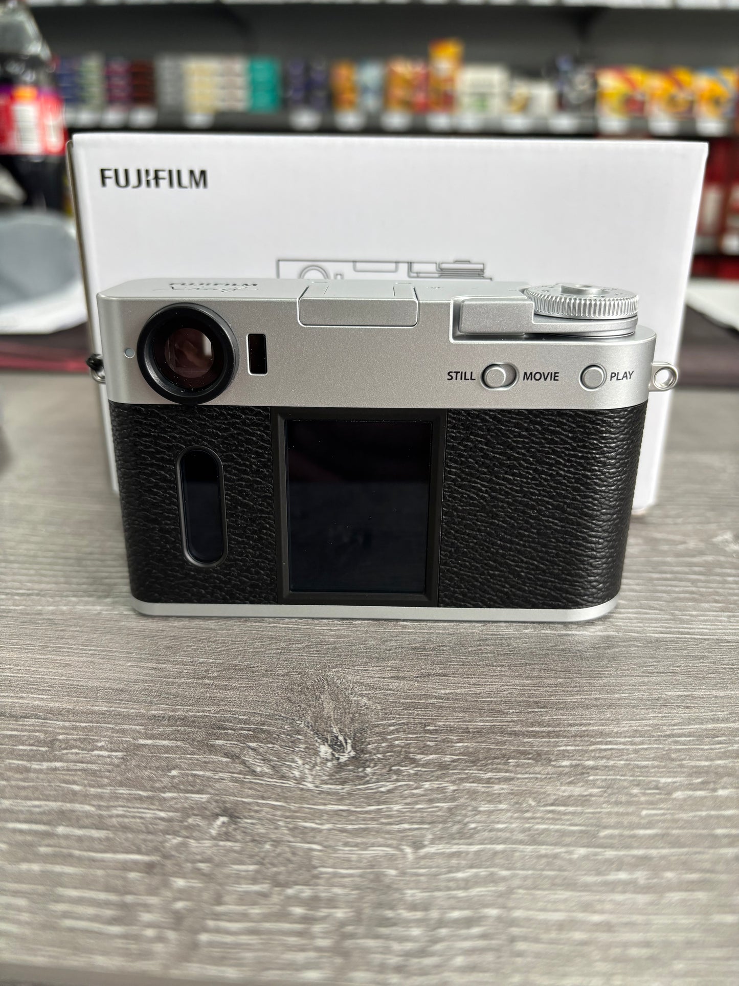 Fujifilm X-Half - Silver Argent - Almost New with Lexar 64GB SD Card