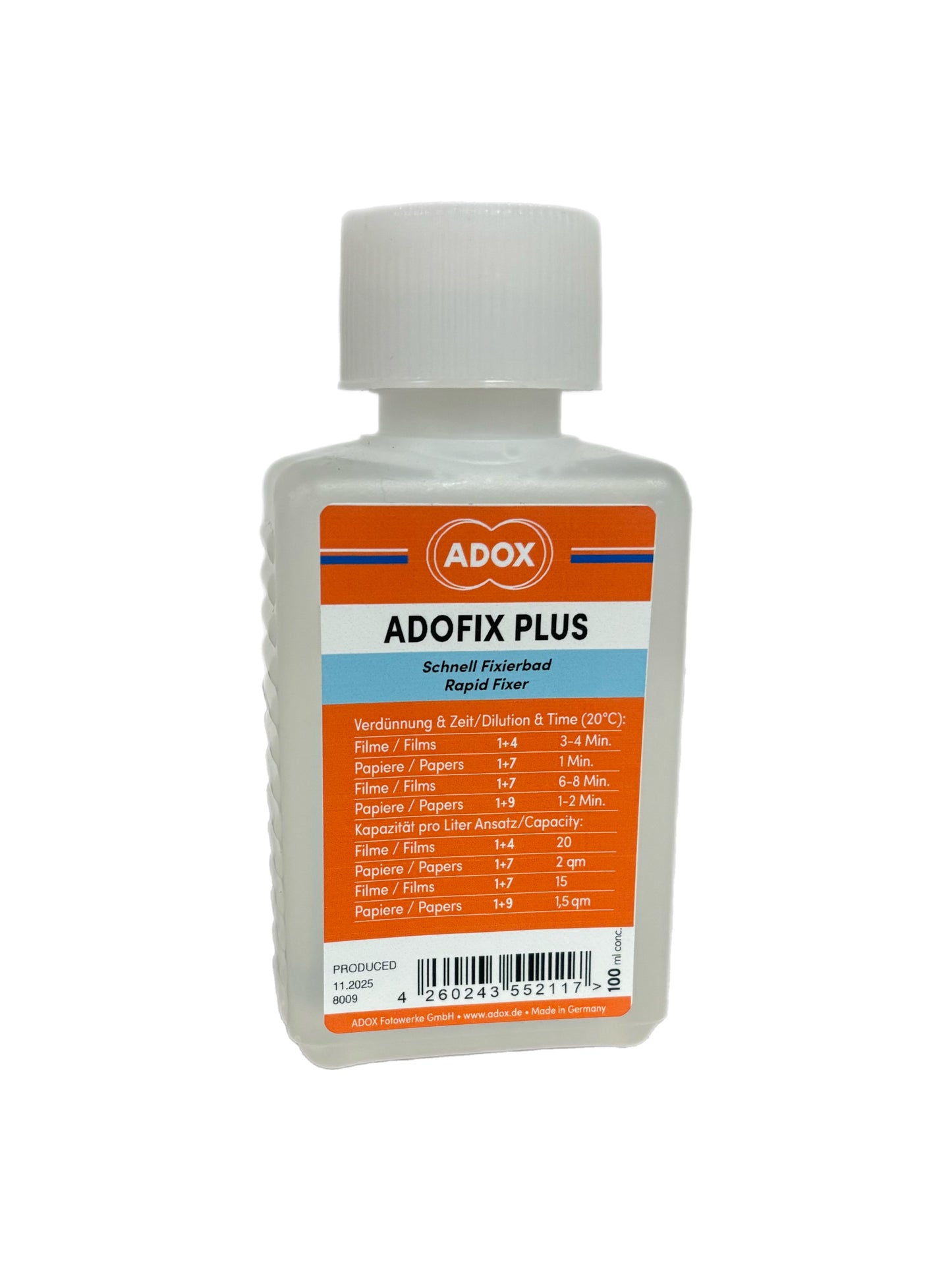 Adox Adofix Plus 100ml Fixer