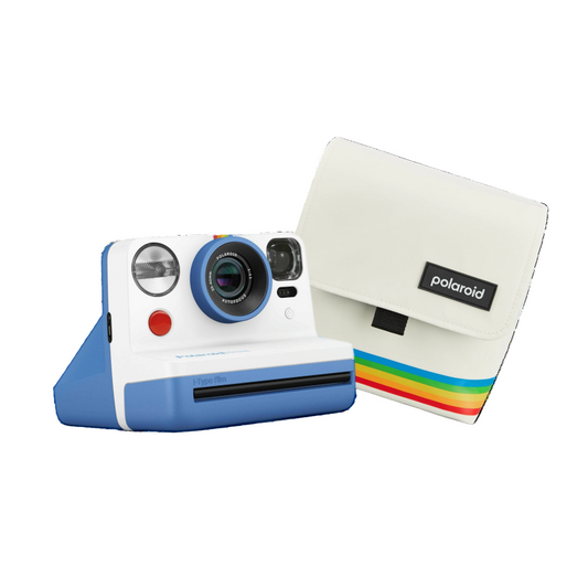 Polaroid Now Gen 2 i-Type Instant Camera Blue With Polaroid Box Camera Bag