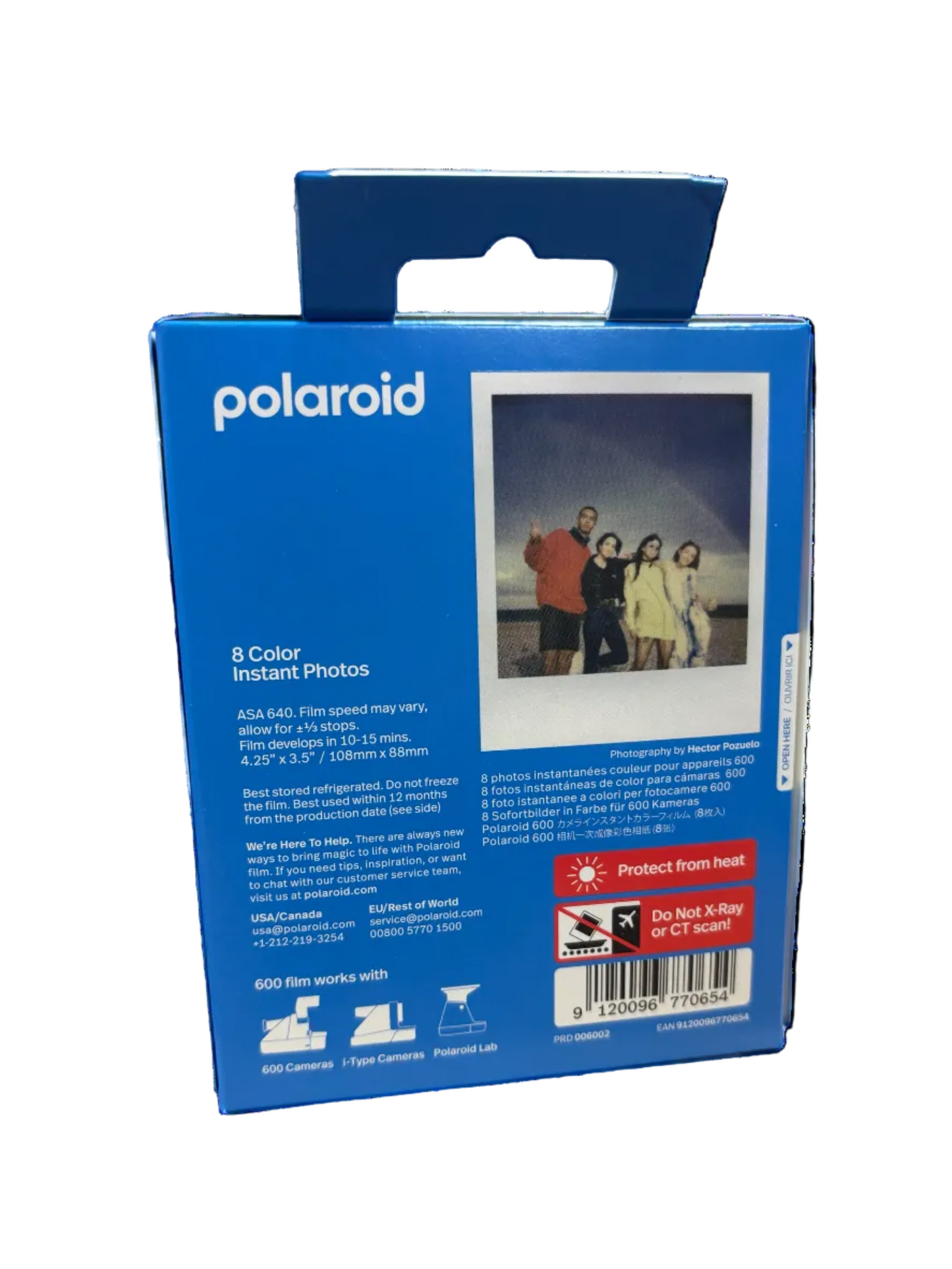 Polaroid 600 Color Film 8 Shot Pack