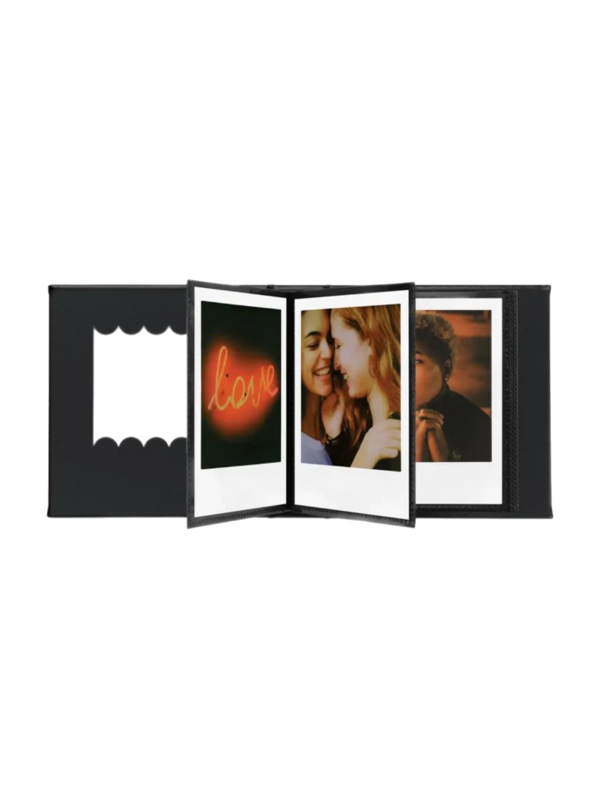 Polaroid Scalloped Photo Album - Small - Black