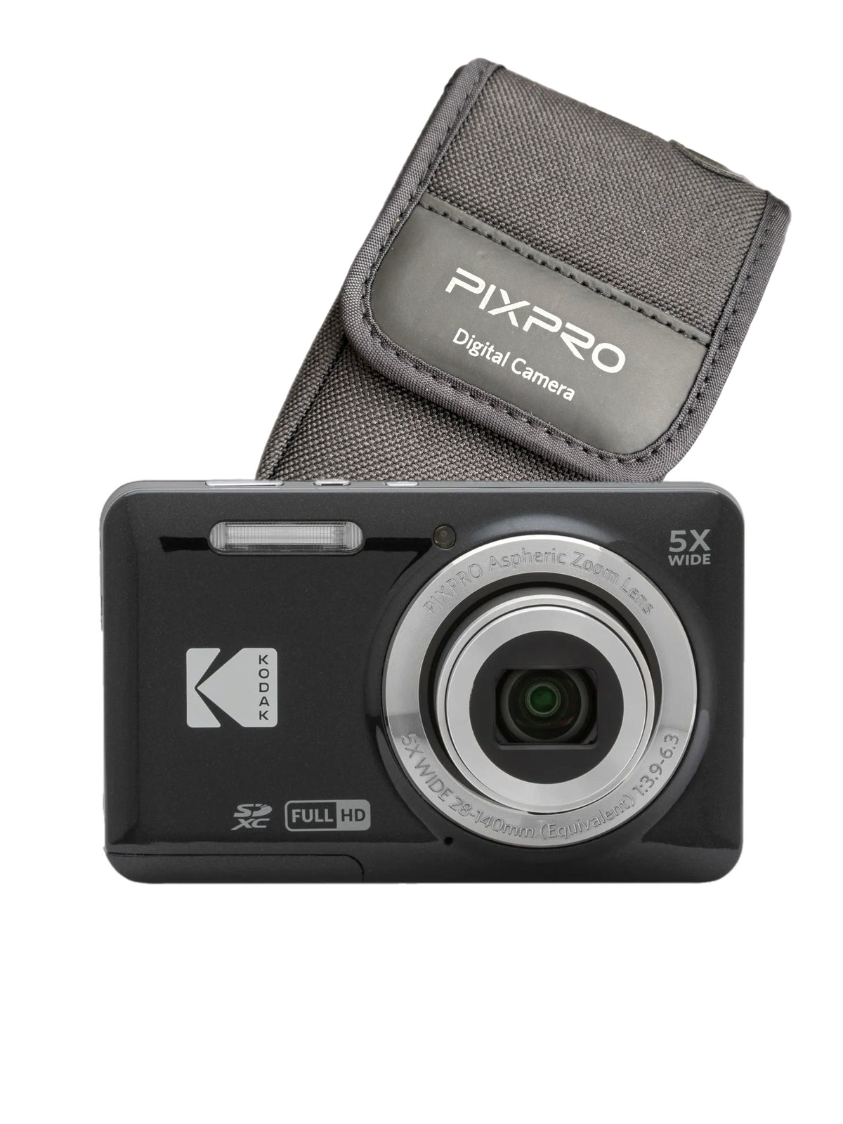Kodak PixPro X55 (FZ55) Digital Camera - BLACK with Free PixPro Case!