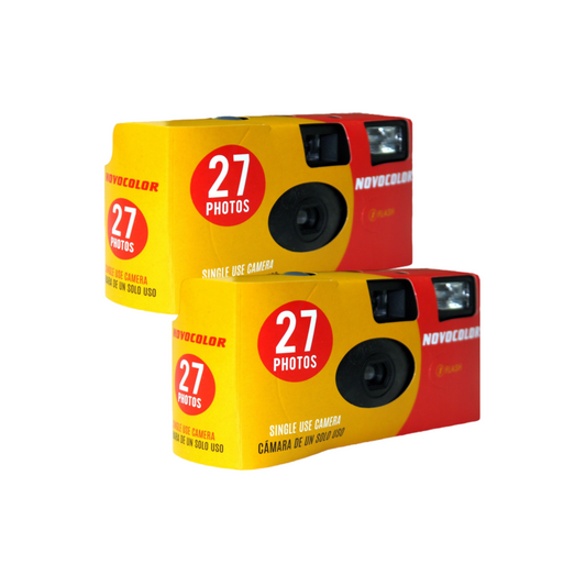 Novocolor Disposable Camera 27 Exposure x 2 With Developing & Scans