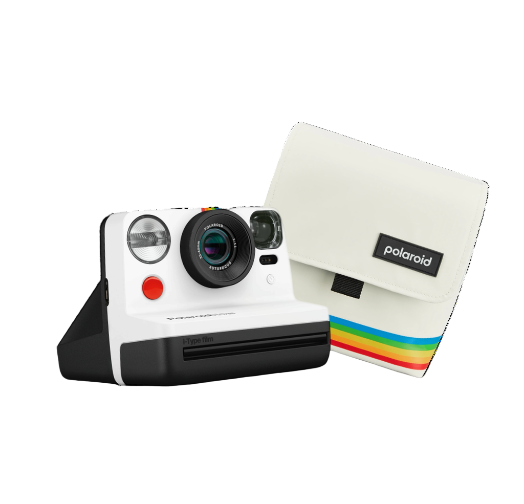 Polaroid Now Gen 2 i-Type Instant Camera Black and White with Polaroid Box Camera Bag