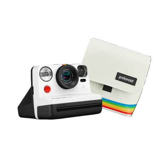 Polaroid Now Gen 2 i-Type Instant Camera Black and White with Polaroid Box Camera Bag