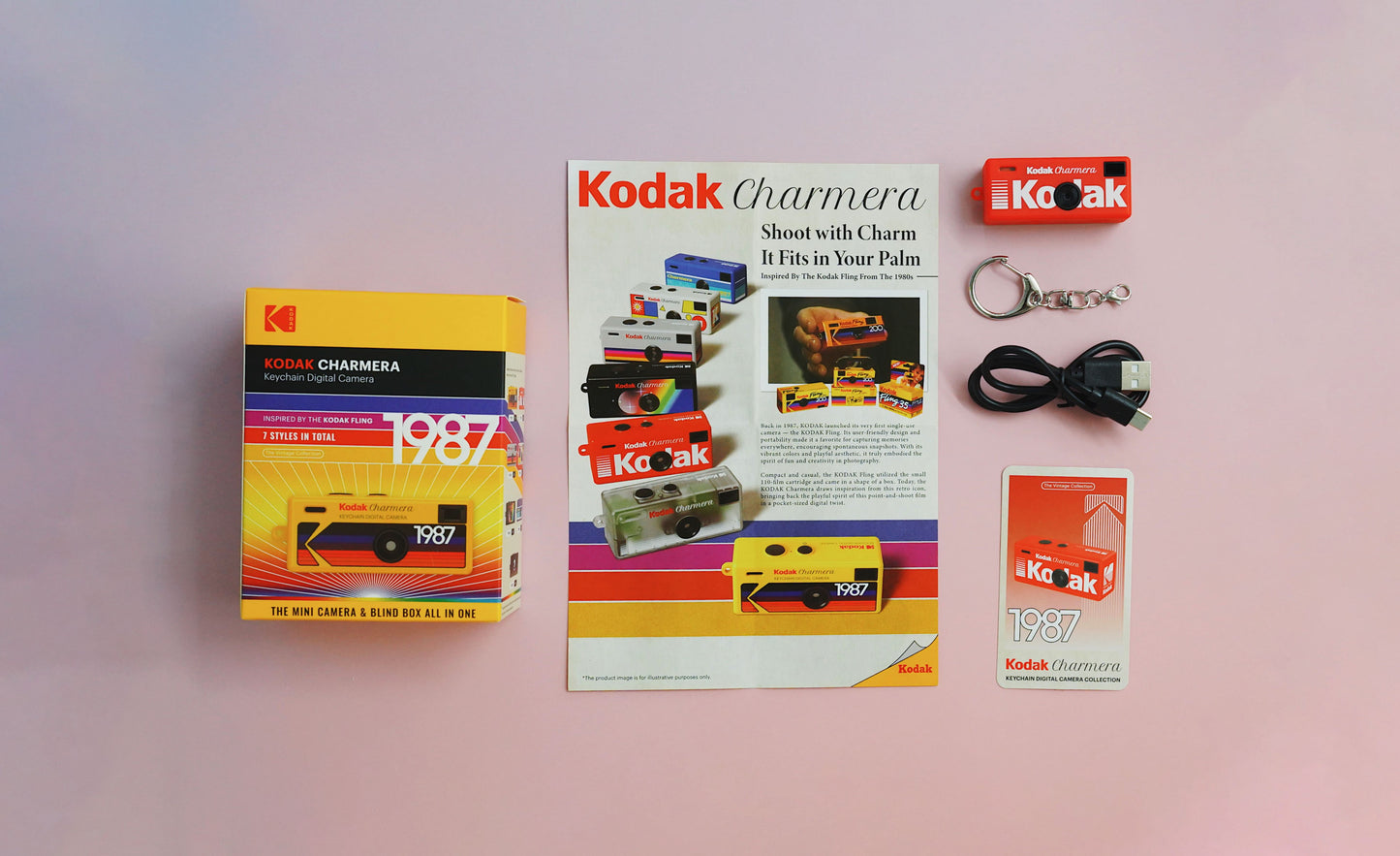 Kodak Charmera Keychain Digital Camera -PRE-ORDER ONLY - SORRY THEY HAVE NOW SOLD OUT