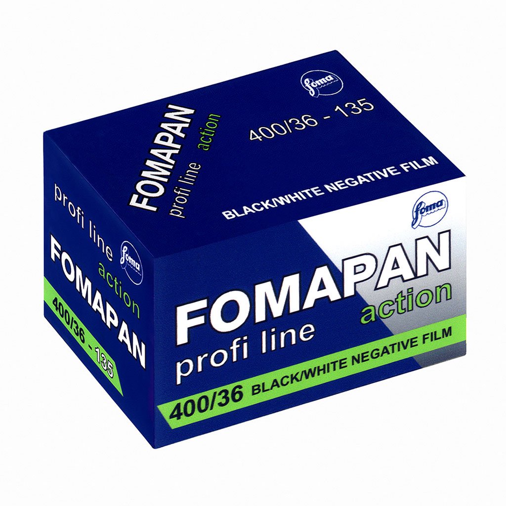 FOMAPAN Action 400 135/36 verpakking van 3 stuks in zwart/wit FOMAPAN Action 400 135/36 verpakking van 3 stuks in zwart/wit