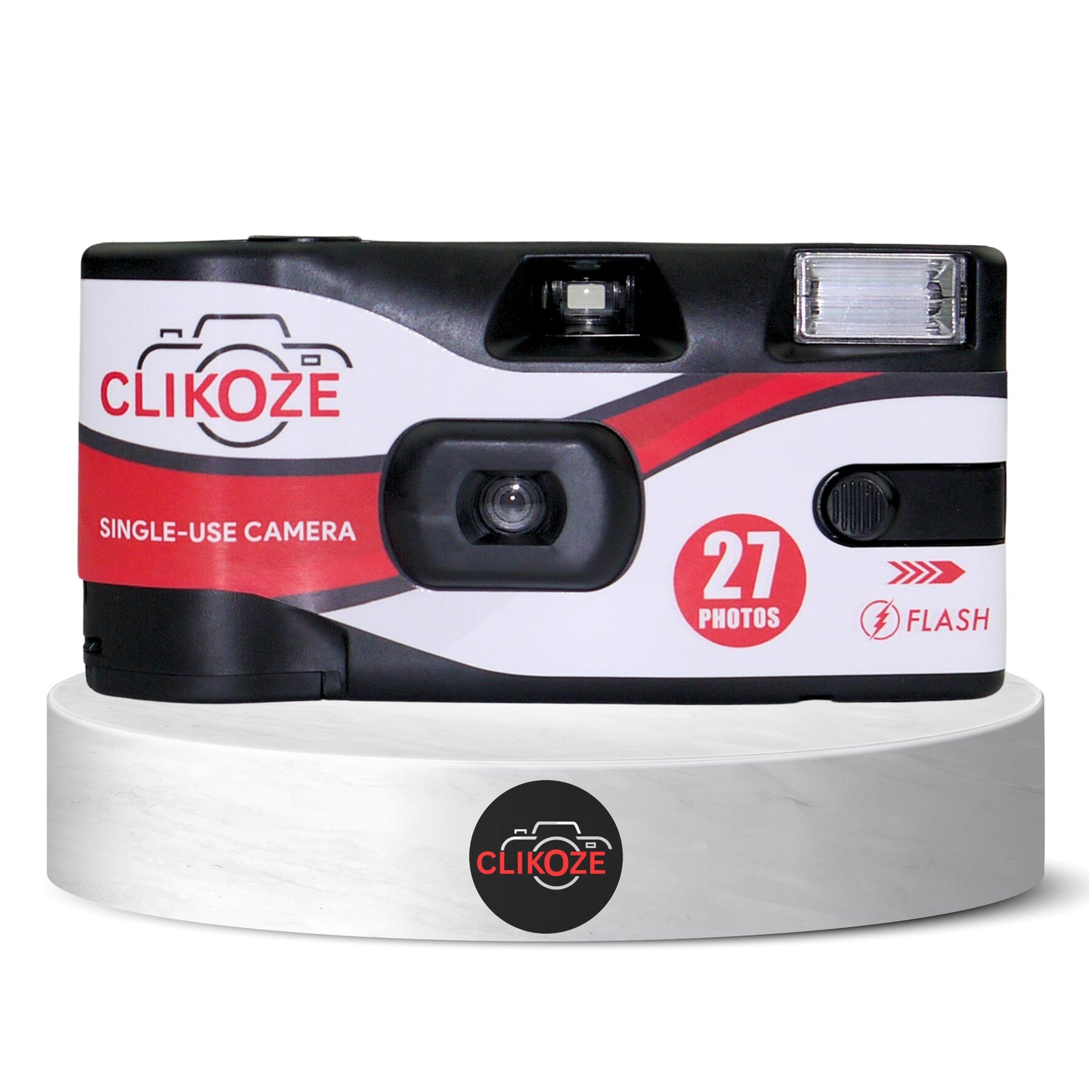 Clikoze Disposable Camera 27 Exposures | ISO 400 35mm Film with Flash