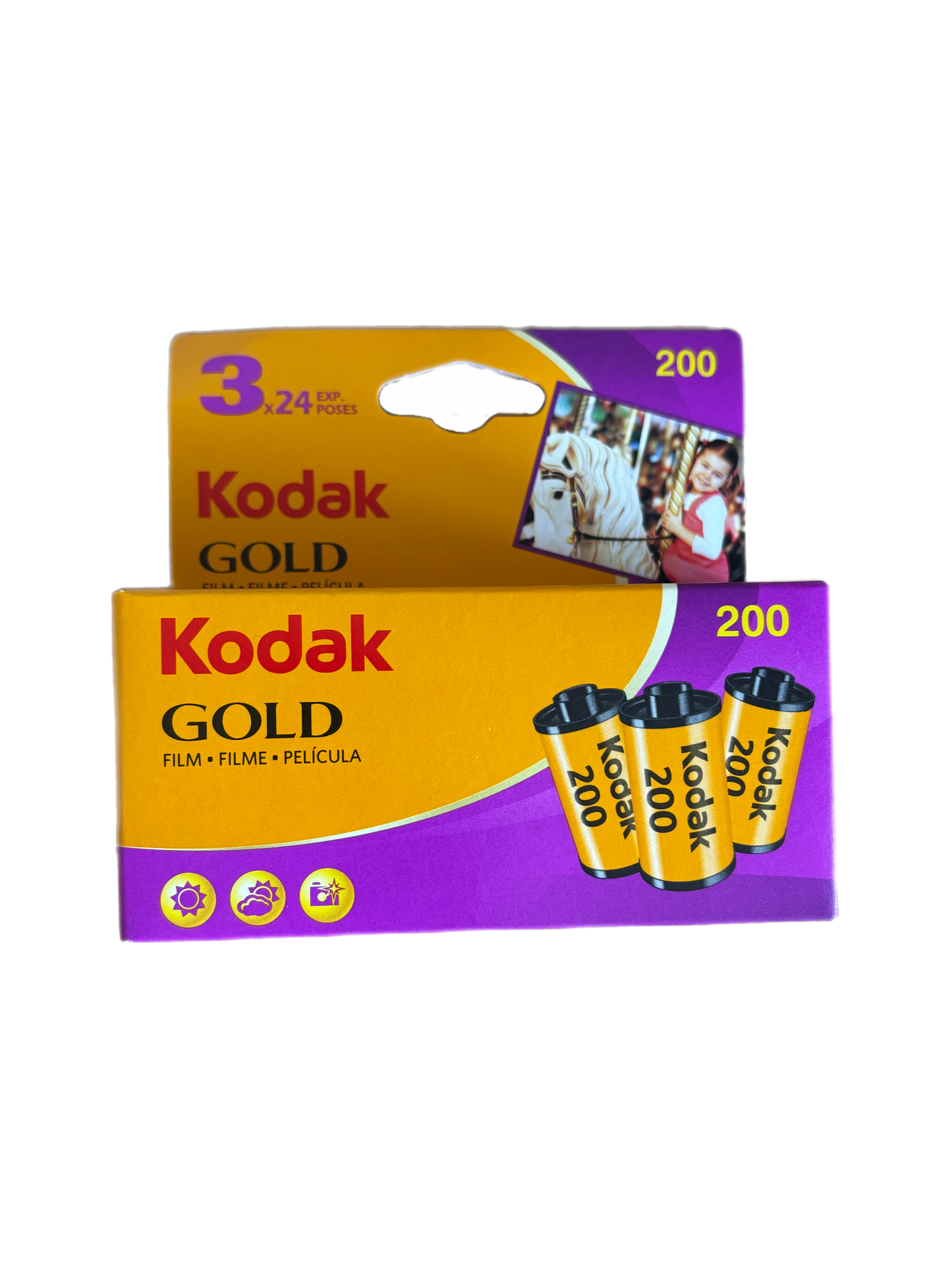 Kodak Gold 200 35mm 24 Exposure 3 pack - Expires 03/26
