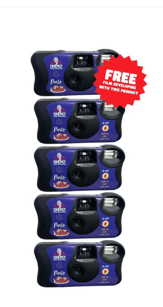 5 Cinemot Camera’s with Dev/Scan plus additional returns label.