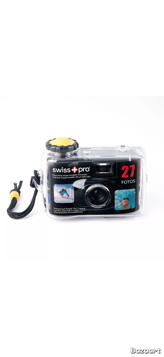 Swiss+Pro Waterproof Disposable Camera - Colour 27 Exposure