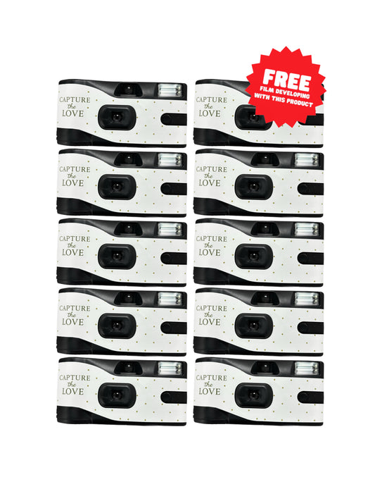Clikoze Disposable Wedding Camera Bundle x 10 Cameras With Developing & Scans