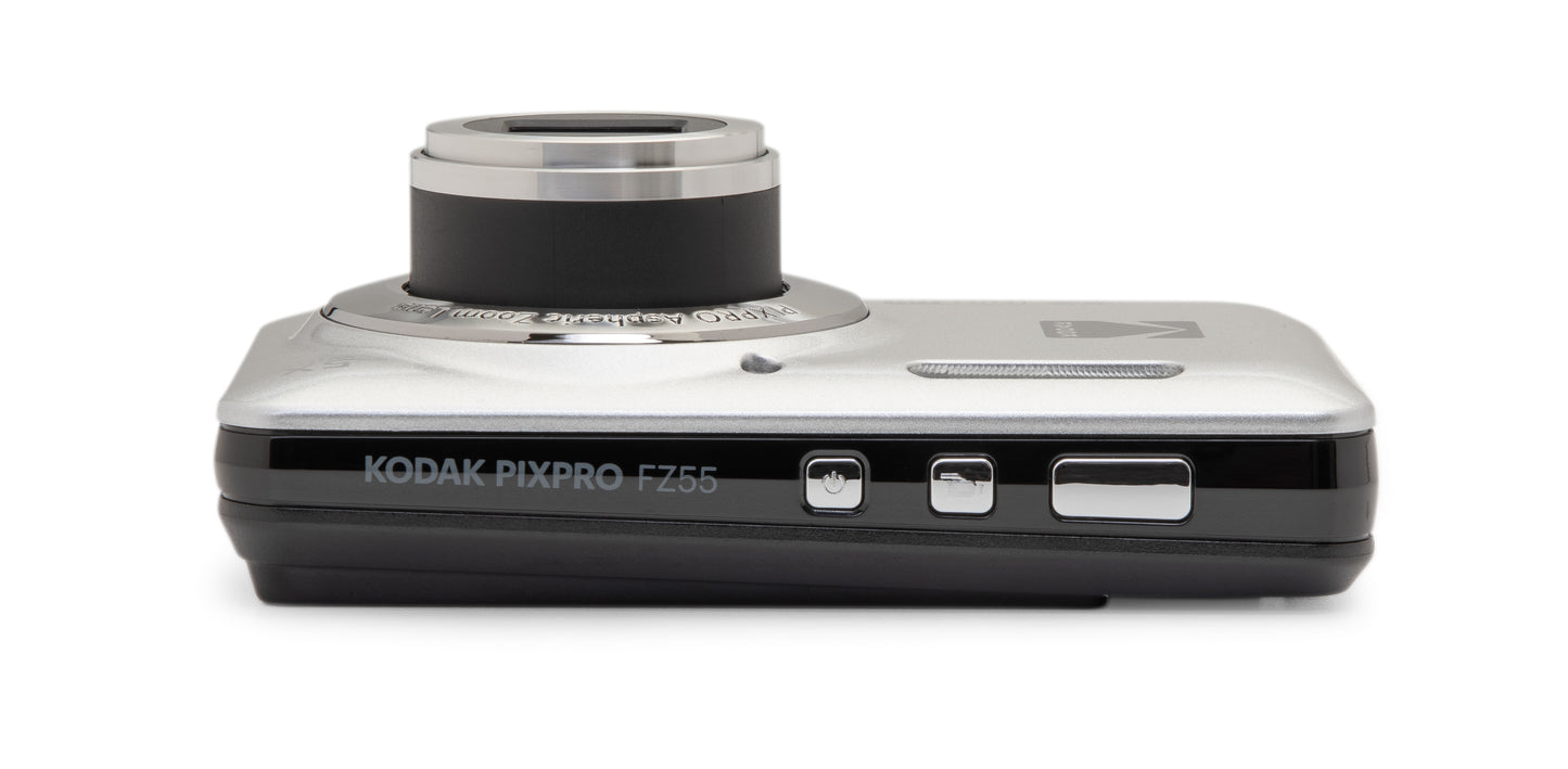 Kodak PixPro FZ55 Digital Camera - With Kodak 32gb SD Card - Silver