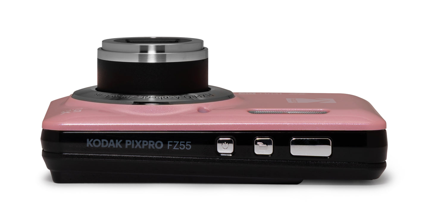 Kodak PixPro FZ55 Digital Camera  With Kodak 32gb SD Card- Pink