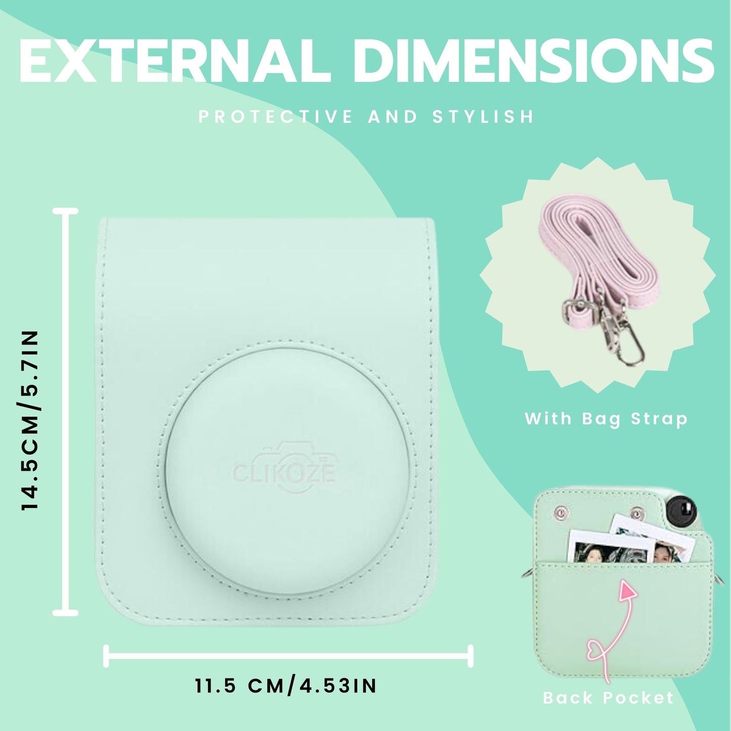 Fujifilm Instax Mini 12 Camera Bundle - Includes 40 shot Film, Clikoze Case, Album, Stickers & More