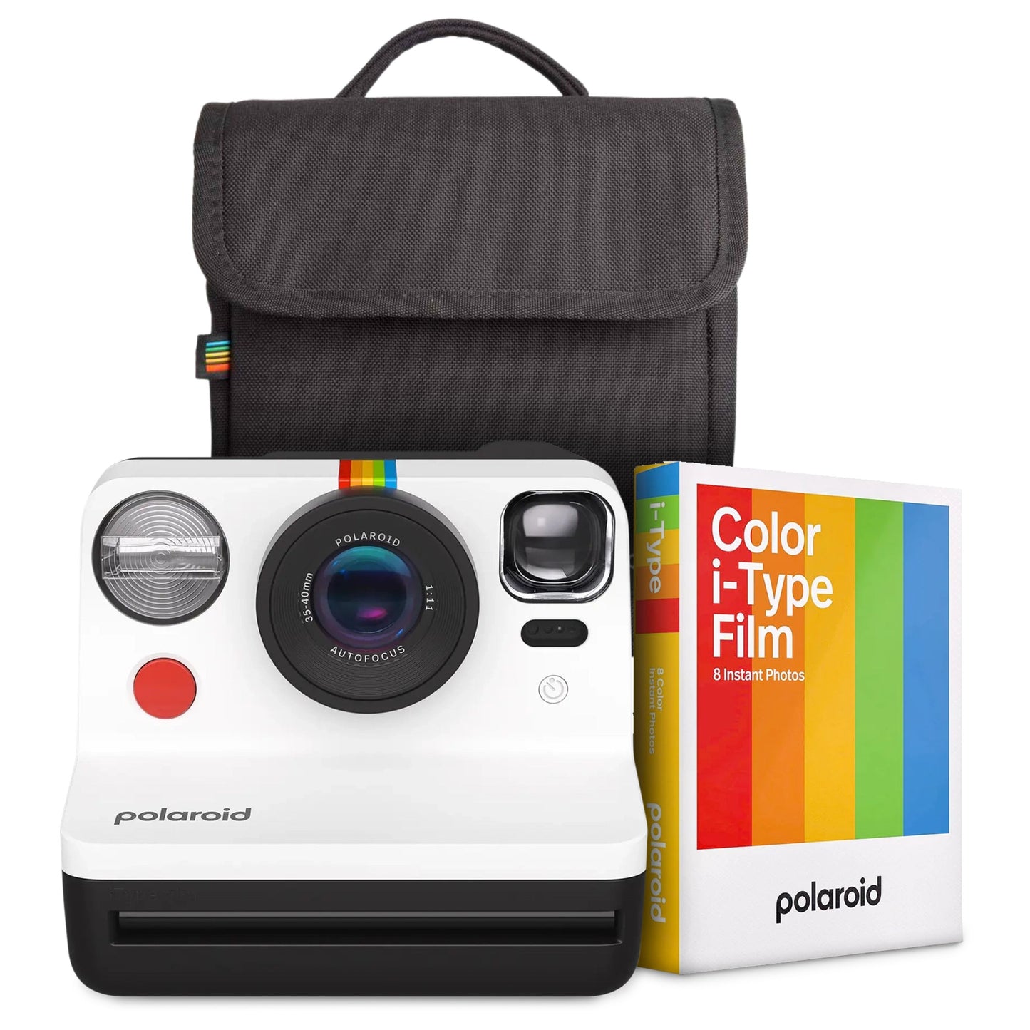 Polaroid Now Gen 2 Instant Camera Bundle (Black & White)- Camera with Case & Film