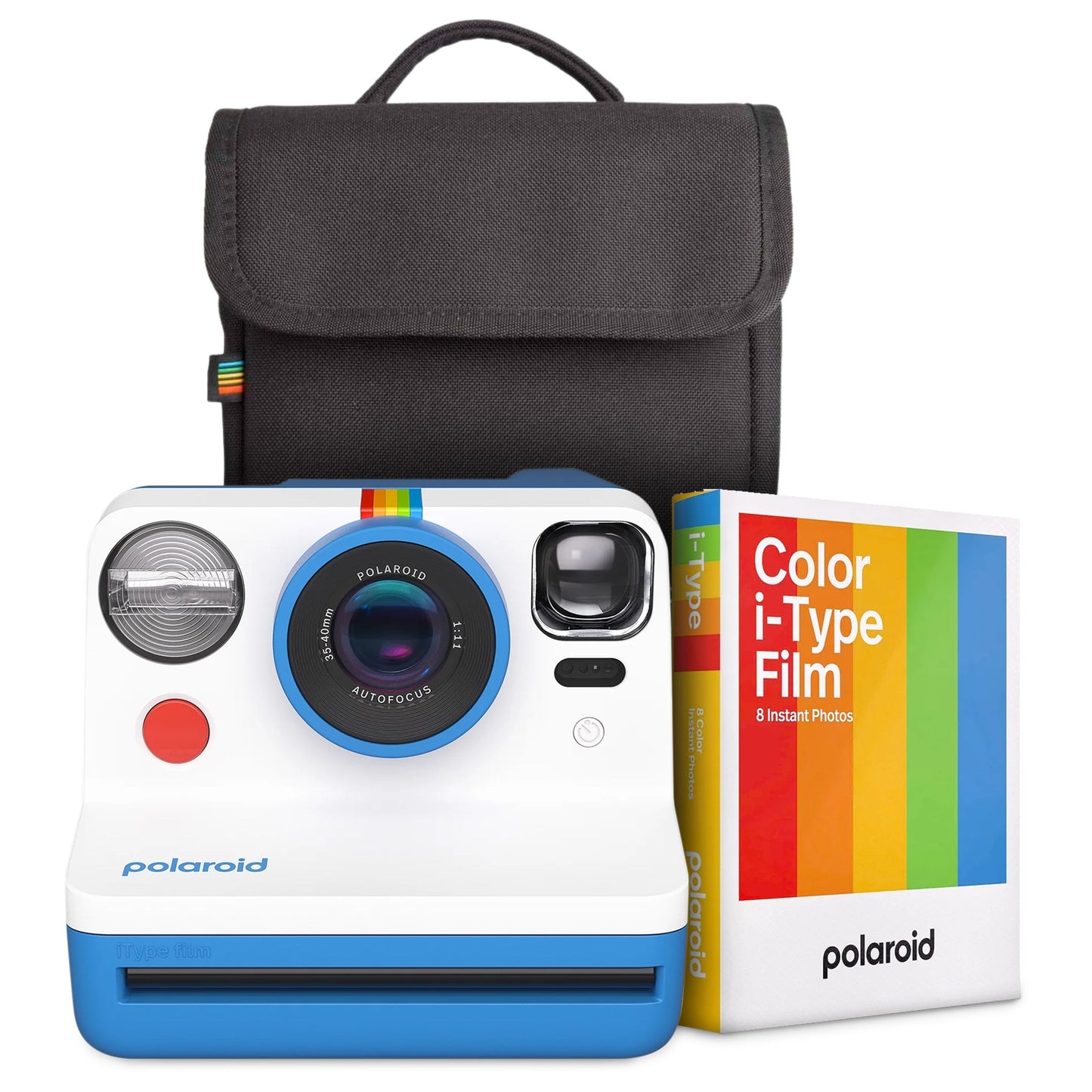 Polaroid Now Gen 2 Instant Camera Bundle - Camera (Blue) with Case & Film