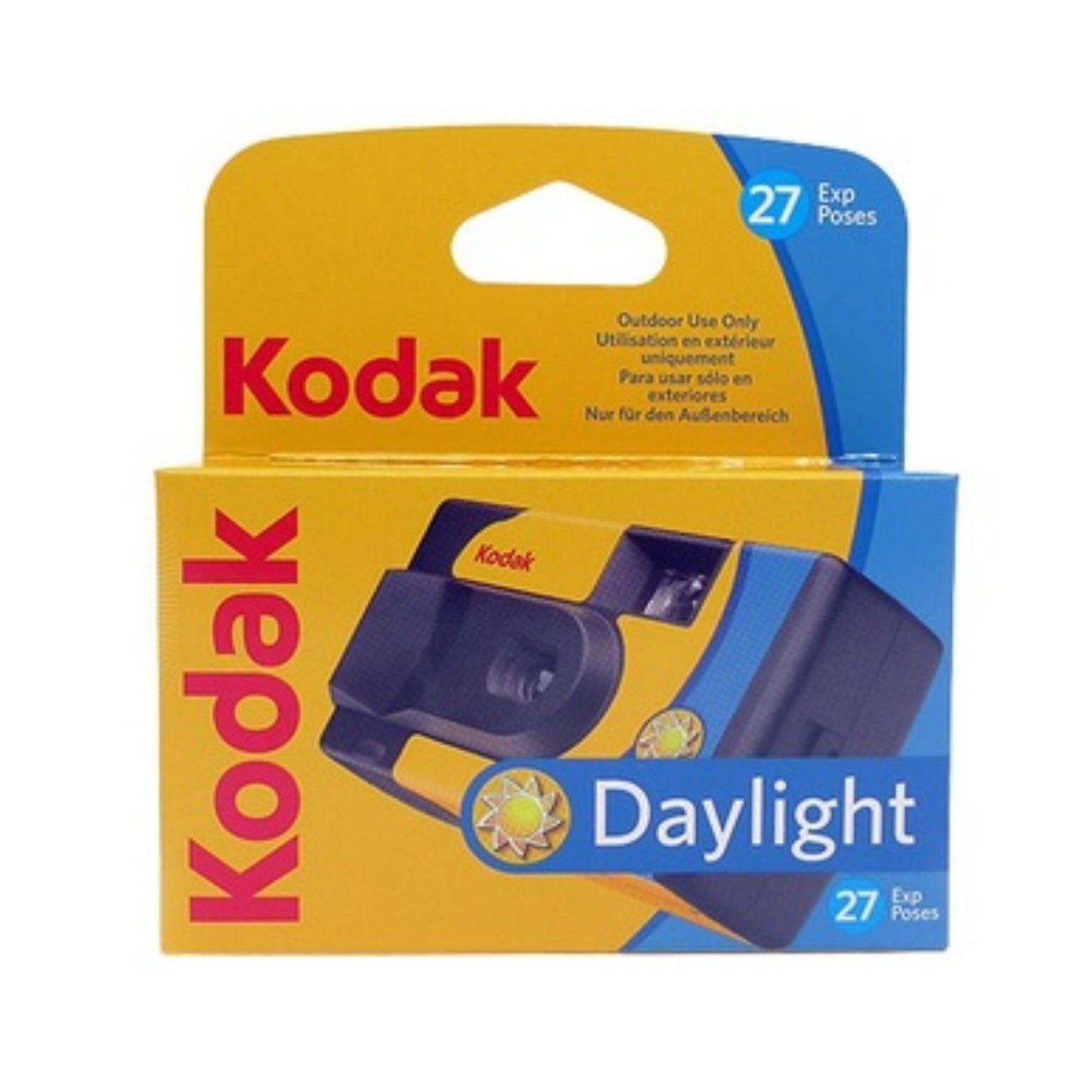 Kodak Daylight Single-Use Disposable Camera Bundle: Ideal for weddings, festivals, and holidays. No flash needed, 39 exposures, ISO 800.