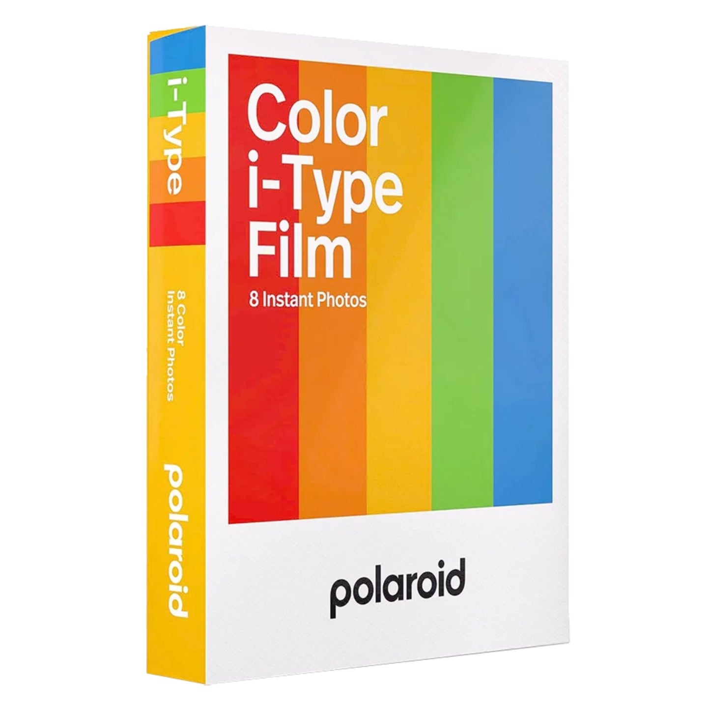 Polaroid Color I-Type Film for modern cameras. 8 instant photos per cartridge. No battery needed. Capture vintage moments effortlessly!
