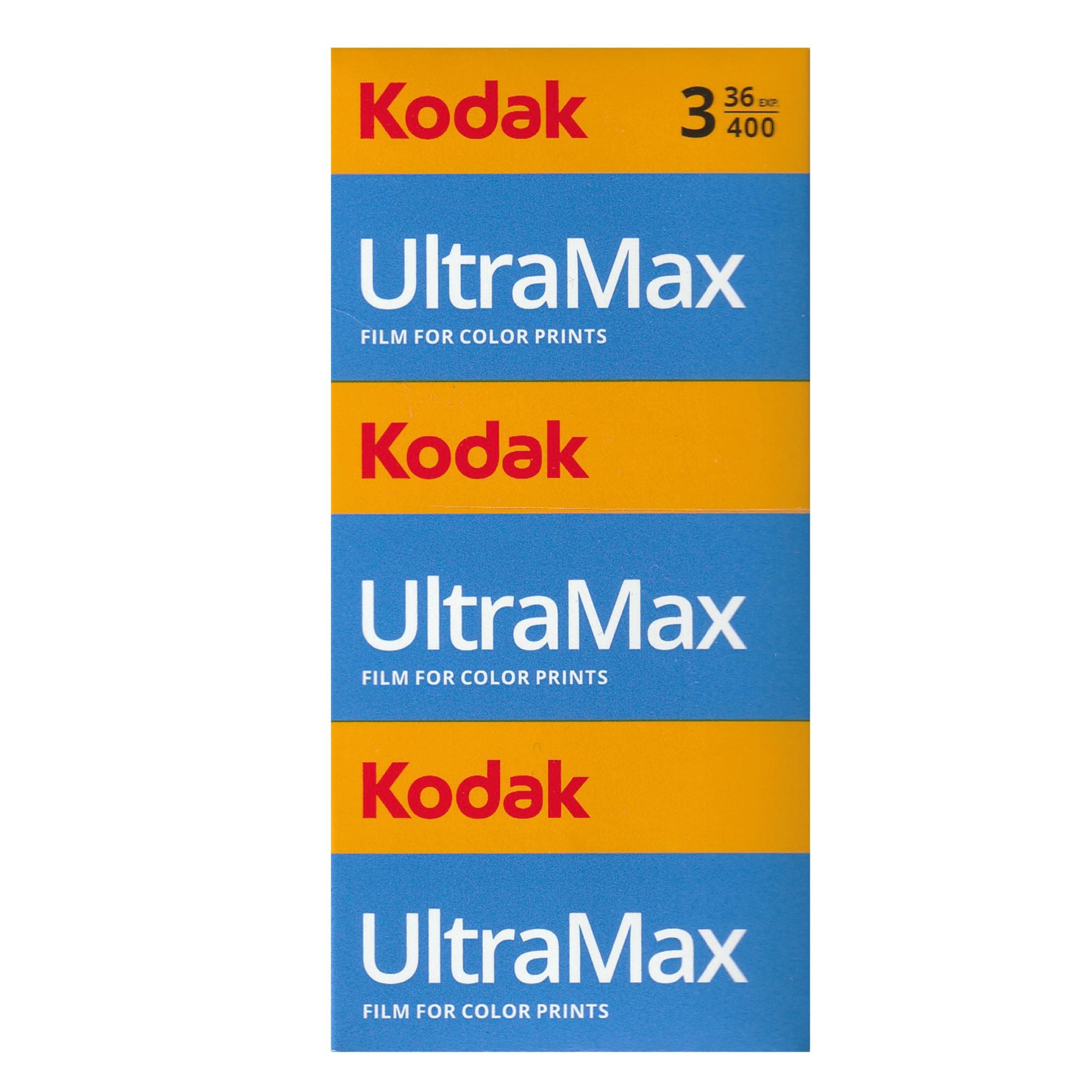 Kodak newest Ultramax 400 film 3 pack